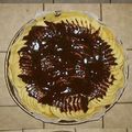 Tarte aux pommes amandes chocolat