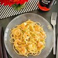 ...Spaghetti aux crevettes...