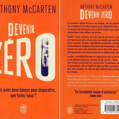 Devenir Zéro - Anthony McCarten