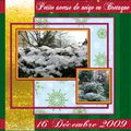 Montage neige en Bretagne