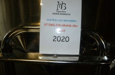 Dégustation de vins "primeurs" de Saint Emilion des millésimes 2019 et 2020 chez Denis Barraud 