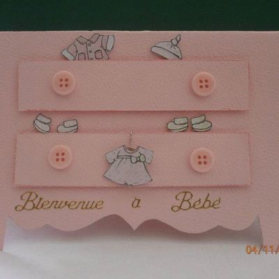 Carte "commode" fille 