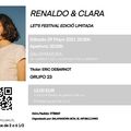 Renaldo & Clara - Samedi 29 Mai 2021 - La Salamandra (l'Hospitalet de Llobregat)