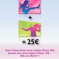 Promo iTunes chez Casino : une carte 15€ offerte pour l'achat d'une carte 25€