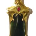 A Gold, Gemset and Nephrite Letter Opener by Carl Faberge, Chief Workmaster: Michael Perchin, St. Petersburg 1899-1903