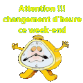 Changement d'heure