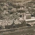 Gare vue du ciel : Albert (Somme).