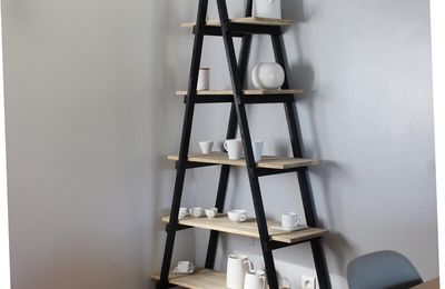DIY bricolage bois - une double-échelle étagères