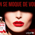 - Ils se moquent de vous - L'UNICEF utilise la symbolique de la femme écarlate apocalyptique pour " promouvoir " le vaccin Covid