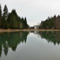 Lac, reflet,sonagramme et Gélinotte à Freydières