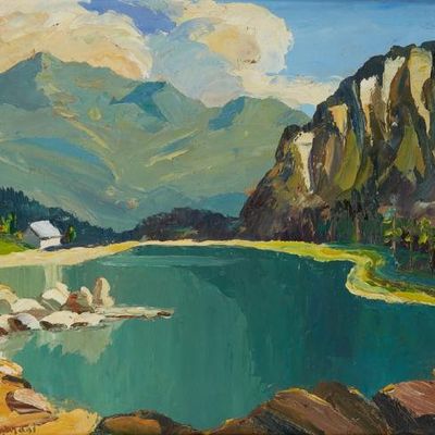 Lucien Poignant - Son épouse est la peintre Nancie Poignant