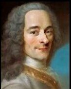 La phrase de Voltaire sur la Liberté, complété par un détail amusant