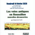 Annonce de la conférence du 14 février 2020 (A noter le lieu inhabituel)