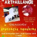 " Dragona " Aux écuries d'Artpaillange ( spectacle de Noël )