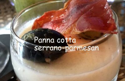 Panna cotta serrano-parmesan