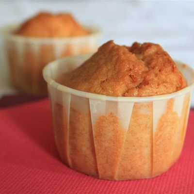 Muffins au lait de coco et pépites de chocolat au lait