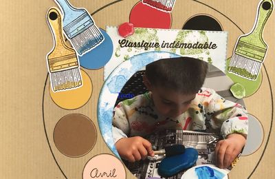 Défi n° 1 - Craftelier - A la façon d'une palette de peintures