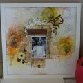 page vintage Atelier Scrap camping avec Fathia