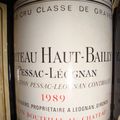chateau Haut-Bailly 1989 pessaac-léognan graand cru classé