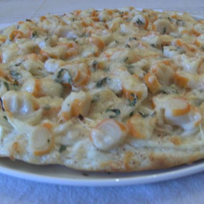 Tarte surimi-oignon