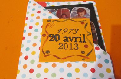 Carte d' invitation 40 ans