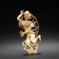 A fine ivory figure of Kui xing. Ming Dynasty, 16th/17th century