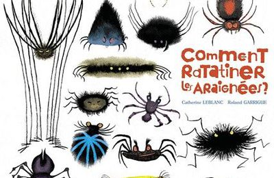 [Nouveauté] Comment ratatiner les araignées ? de Catherine Leblanc et Roland Garrigue (AJ LEB)