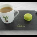 Macaron au thé Matcha