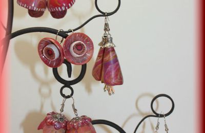 BOUCLES D'OREILLES HONEY PINKY