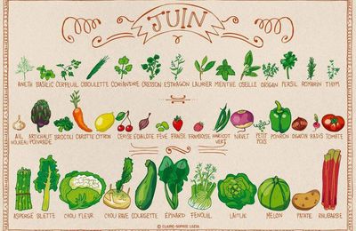 Les fruits et légumes de saison : de juin à octobre