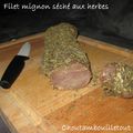 Filet mignon séché aux herbes