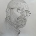 Dessin portrait de star série : Walter White ....Breaking Bad