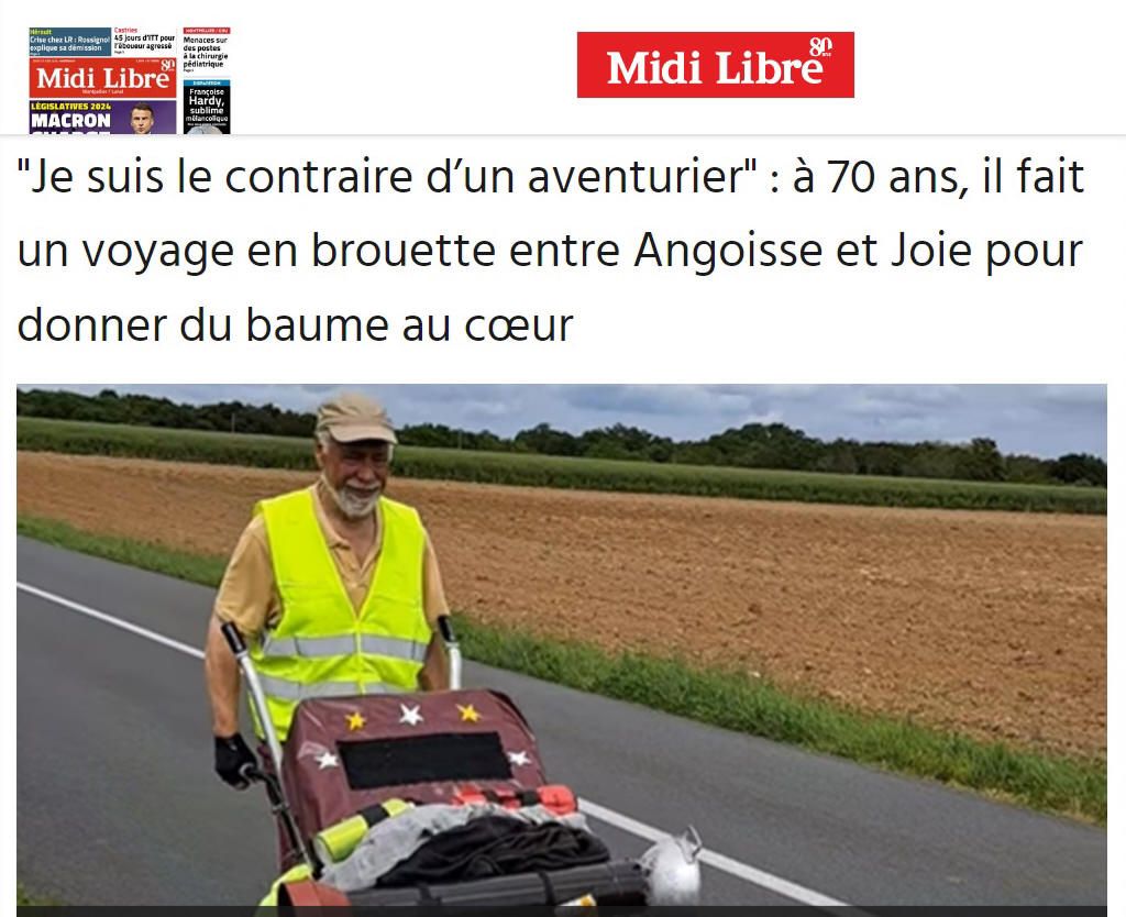 de l'angoisse à la joie