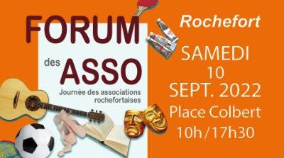 Rendez-vous à Rochefort, Place Colbert, le 10 septembre !