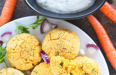 Falafels aux Carottes sauce Tahini (végétariens)