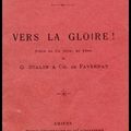 Théatre aux armées. 72e RI "Vers la Gloire"