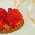 Galette en tartelette aux fraises