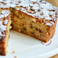 GÂTEAU CHOCOLAT BLANC, RICOTTA, POMMES & FRUITS CONFITS ou un gâteau confetti très moelleux