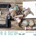 Tuto mixed media corbeau par lescrapdeval