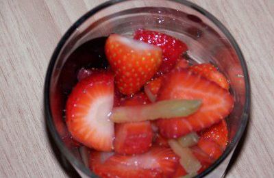 Soupe de fraises au gingembre