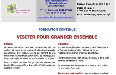 VISITER POUR GRANDIR ENSEMBLE