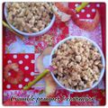 Crumble pommes et carambars 