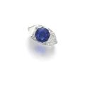 Sapphire and diamond ring