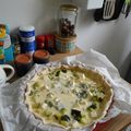 Quiche aux courgettes et à la menthe!