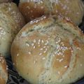 Petits pains à la semoule et à l'huile d'olive