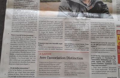 Article du jour, portrait du Courrier de l'Ouest.