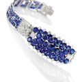 Sapphire and diamond bracelet, Cartier