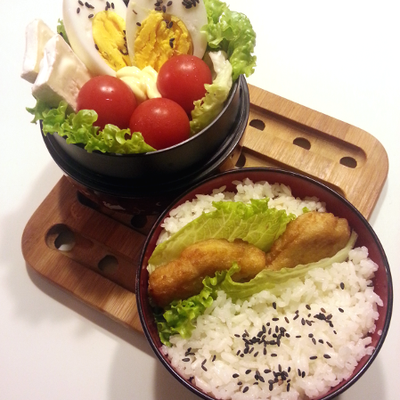 Miam des nuggets dans mon bento !!!