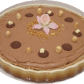 Tarte au caramel et à la mousse au chocolat