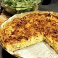 Quiche au bacon, cheddar & comté